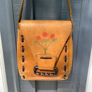 Vintage Leather Hippie shoulder bag